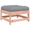 vidaXL Garden Footstool Grey Solid Douglas wood Standard Modular