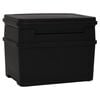 vidaXL Safe Box Black 17.3"x14.6"x13.4"