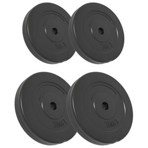 vidaXL Weight Plates 4 pcs 66.1 lb Cement