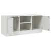 vidaXL TV Cabinet White Cold-rolled steel Medium TV Cabinet