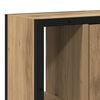 vidaXL Bathroom Mirror Cabinet Artisan Oak Engineered Wood Medium