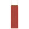 vidaXL Paper Bags 250 pcs with Handles Red 10.2x4.7x13.8"