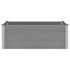 vidaXL Garden Raised Bed Grey Wood-plastic composite 59.1x39.4x21.3 in