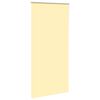 vidaXL Roller Blind Yellow 100% Polyester 45.3x82.7 in Height-Adjustable