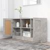 vidaXL Sideboard Concrete Gray 47.2"x12"x27.6" Engineered Wood