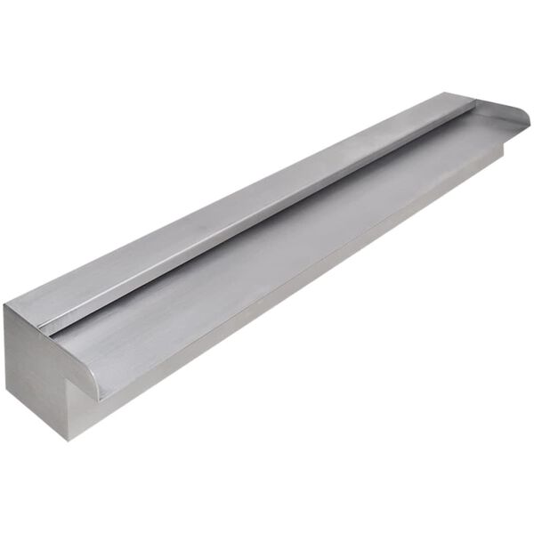 vidaXL Swimming Pool Fountain Silver SS 304 stainless steel 35.4 in