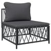 vidaXL Garden Lounge Set Anthracite