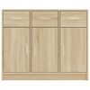 vidaXL Sideboard Sonoma oak Engineered wood Medium Sideboard