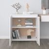 vidaXL Sideboard White 27.6"x16.1"x29.5" Engineered Wood