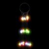 vidaXL LED Christmas Tree on Flagpole 3000 LEDs Colorful 315"