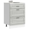 vidaXL Kitchen Base Cabinet Grey Sonoma Engineered Wood