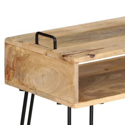 vidaXL Console Table Solid Mango Wood 45.3"x13.8"x29.9"