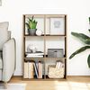 vidaXL Room Divider Bookcase Artisan Oak Engineered wood Medium
