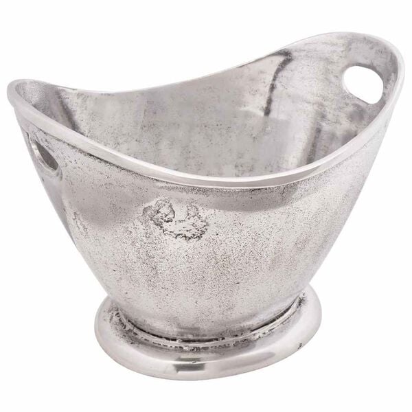 vidaXL Ice Bucket Silver 36 x 25 x 26 cm Aluminium