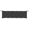 vidaXL Garden Bench Cushion Black Oxford fabric (100% polyester) Large