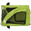vidaXL Pet Bike Trailer Green Oxford fabric, Iron, PVC Standard Durable