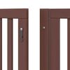 vidaXL Dog Gate Set of 6 Brown Poplar Wood 189 in total length