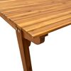 vidaXL Garden Table Natural wood Solid Acacia wood Large Durable