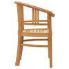 vidaXL Garden Dining Set Teak Teak Wood Medium Durable Dining Set