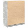 vidaXL Sideboard Concrete Grey Engineered Wood Standard Sideboard