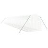vidaXL Greenhouse White Polyethylene (PE), Galvanized Steel Large