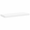 vidaXL Wall Shelf Set of 2 White Honeycomb MDF, metal