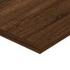 vidaXL Wall Shelf Set of 4 Brown Oak Engineered Wood
