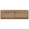 vidaXL TV Cabinet Artisan oak Engineered wood Compact TV Cabinet