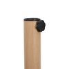 vidaXL Parasol Base Light Wood 17.72 x 17.72 x 12.40 in