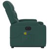 vidaXL Electric Stand Up Massage Recliner Chair Dark Green