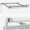vidaXL Awning Frame Retractable Anthracite 8.20 x 6.56 ft Metal