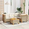 vidaXL Garden Sofa Set Beige