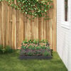 vidaXL Garden Planter Anthracite 35.43 x 35.43 x 13.78 in