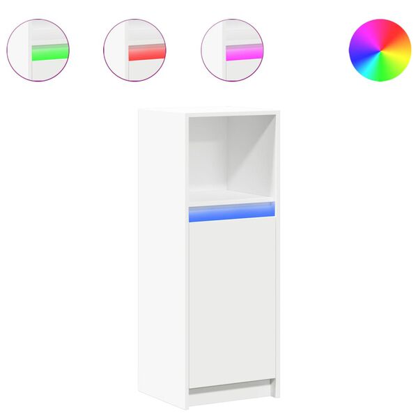 vidaXL Sideboard White Engineered Wood Medium Sideboard Rectangular