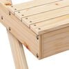 vidaXL Picnic Table Pine Solid pine wood Medium Picnic Table
