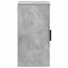 vidaXL Bathroom Cabinet Concrete Grey 11.81 x 12.40 x 24.02 in