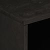 vidaXL Bedside Cabinet Black Solid mango wood, engineered wood, iron