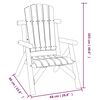 vidaXL Garden Lounge Set Burned Wood Solid Spruce Wood Medium Durable