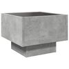vidaXL Bedside Table Concrete gray Engineered wood Medium Bedside Table
