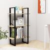 vidaXL Storage Shelf Sonoma Oak Engineered Wood and Metal Medium