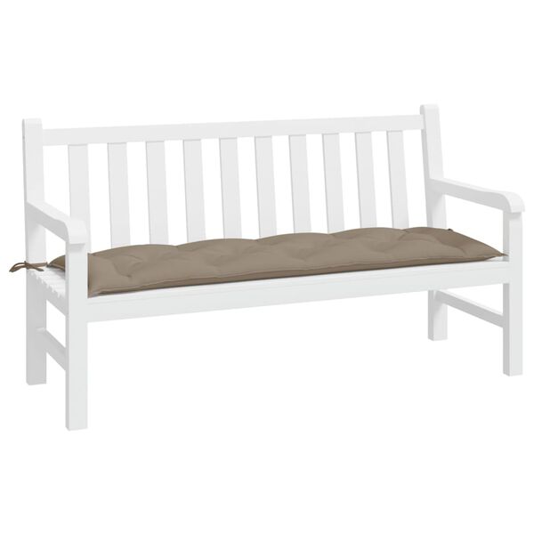 vidaXL Garden Bench Cushion Taupe Oxford fabric (100% polyester)
