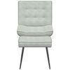 vidaXL Relaxing Chair With Footstool Light Grey