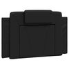 vidaXL Bed Frame "Viana" with LED without Mattress Black 35.4"x74.8"
