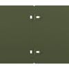 vidaXL Lawn Edgings 10 pcs Olive Green 5.9x40.6" Cold-rolled Steel