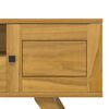 vidaXL TV Cabinet Teak Solid teak wood TV Cabinet Rectangular
