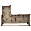 vidaXL Garden Sofa Set Beige PE rattan, powder-coated steel Large