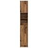 vidaXL Bathroom Cabinet Old Wood Engineered wood Tall Bathroom Cabinet