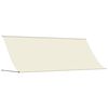 vidaXL Retractable Awning Cream Fabric 137.8 x 59.1 in Retractable
