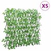 vidaXL Artificial Ivy Trellis Expandable 5 pcs Green 70.9x25.6"