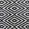 vidaXL Outdoor Rug ARAKIL Black and white 118.1" x 157.5" PP